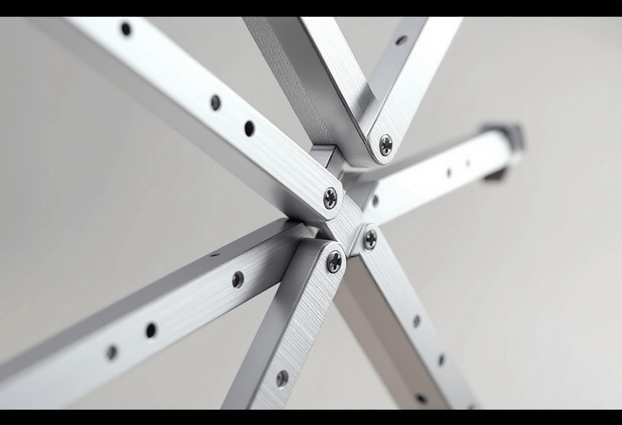Mécanisme aluminium stand parapluie pliable